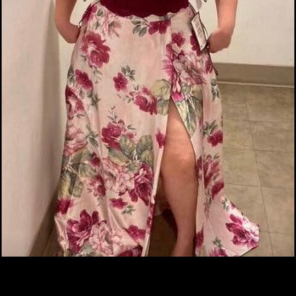 Two- piece prom dress